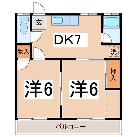 豊ハイムの物件間取画像